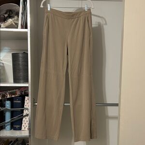 lululemon athletica Tan Wide Leg Pants